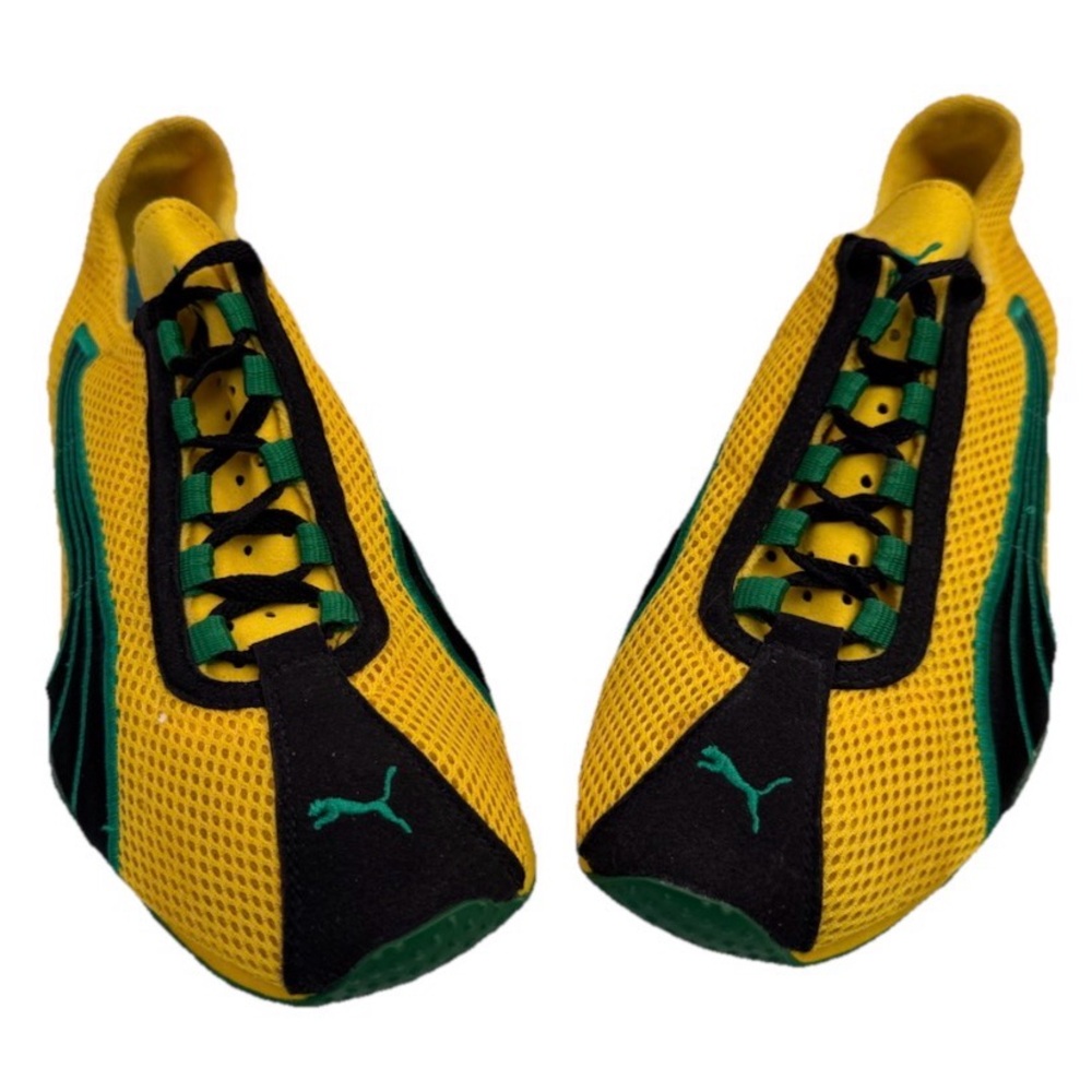PUMA HStreet Lace Up  Mens 9 Yellow Sneakers Athletic Casual Shoes 40377501
